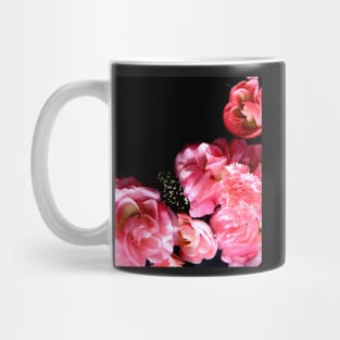 neon roses scarf Jackie Smith Mug